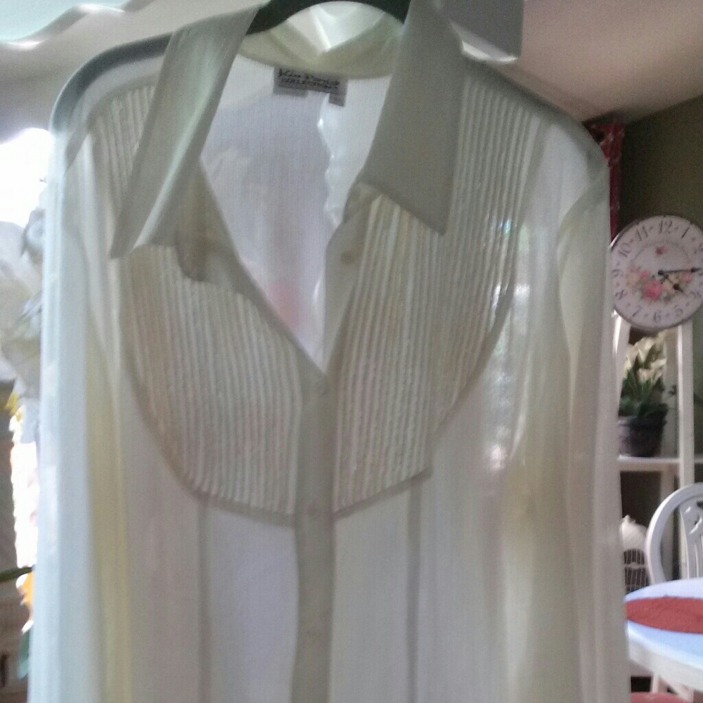 Button down blouse two piece